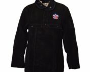 America Alloy AA Black Fire Retardant Heavy Duty Premium Cowhide Leather Cape Sleeves and Bib for Metalworks, Industrial and Commercial welding and fabrication, Welding Bib included. Good for both Men and Women.