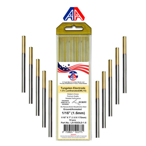 1.5% lanthanated tungsten electrodes