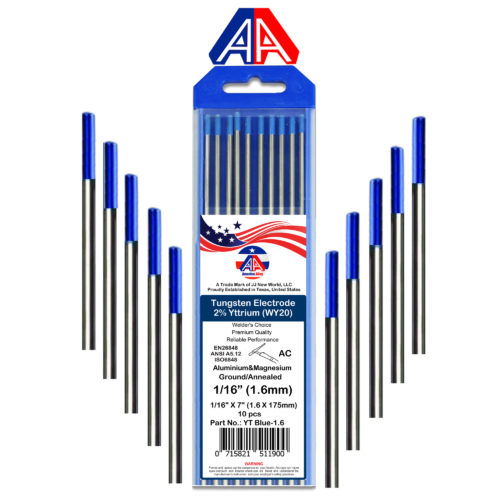 2% Yttrium WY20 Tungsten Electrode(Blue)